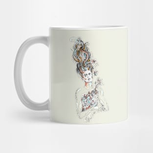 Flower Hair. Mug